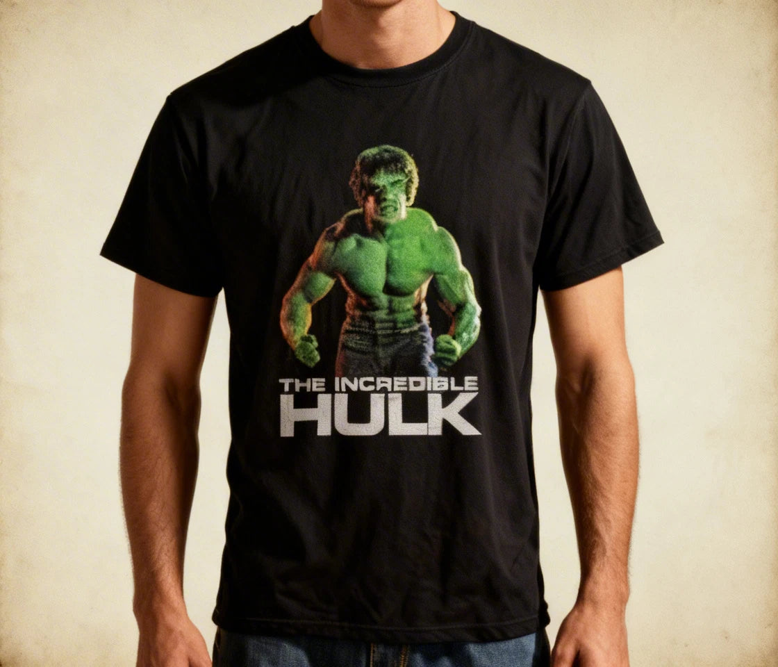 The Incredible Hulk Superhero 80's TV Series Retro Classic T Shirt Tee Gift NWT