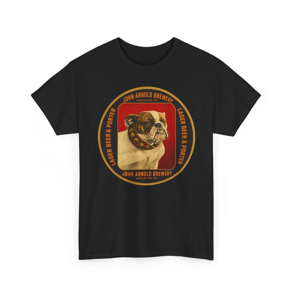 John Arnold Brewery Bulldog Hazleton PA Pre-Pro Lager Beer Breweriana T-Shirt