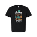 Unisex Coffee Graphic Tee With The Aroma Of Coffee Is The Aroma Of Life Phrase F