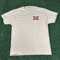 Miller Lite High Life Beer Shirt Short Sleeve Cream Size XL 100% Cotton College