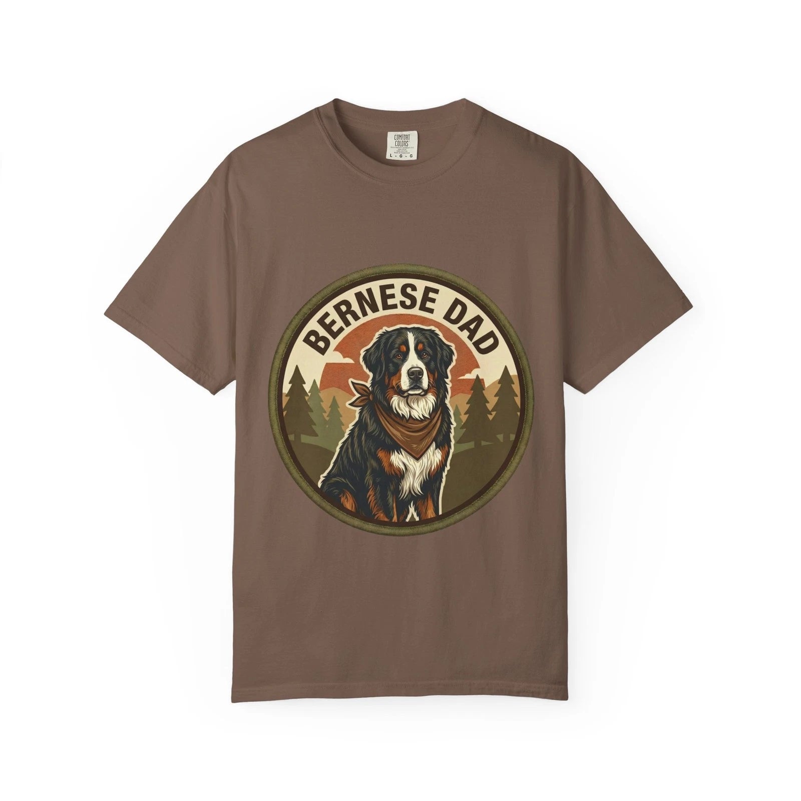 Bernese Mountain Dog Dad T-Shirt Berner Dog Dad Gift Men Graphic Tee Fathers Day
