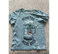 WISH YOU WERE BEER, SHIRT, BLUE, SKULL AND PALM TREE, MUG