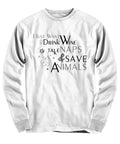 Funny Wine and Animal lover - Long Sleeve Tee