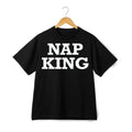 Nap King Sleepy Head Graphic Print T-Shirt Lazy Humor Casual Daily Tee