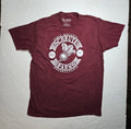The Office Dwight Schrute “Visit Schrute Farms” Unisex Maroon Shirt Size Large