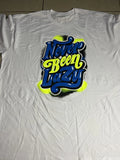 outrank Never Been Lazy White Shirt Size 3xl
