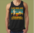 BEER AND FISHING SINGLET / TANK TOP