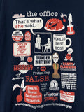 The Office Men’s Size Large Black T Shirt Quotes Lines Jokes Creed thoughts