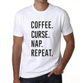 ULTRABASIC men's t-shirt coffee curse nap rehearsal coffee curse nap