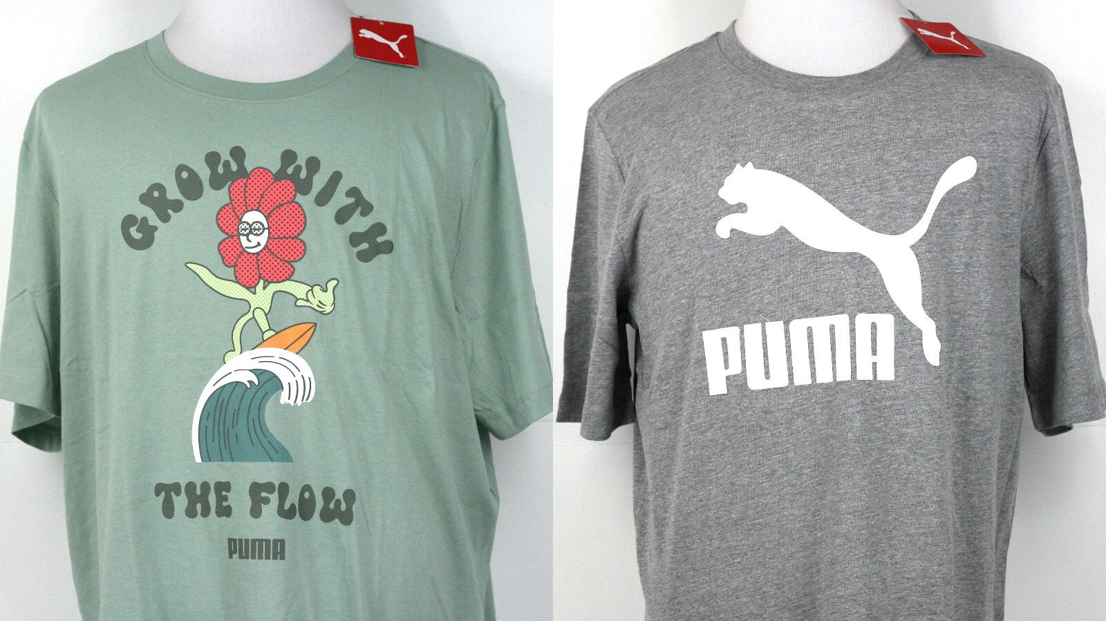 Puma T-Shirt Crew Neck Short Sleeve Graphic Regular Tall or Big Tall