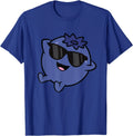 Cute Blueberry Fruit Relaxing Lazy Blueberry Funny T-Shirt