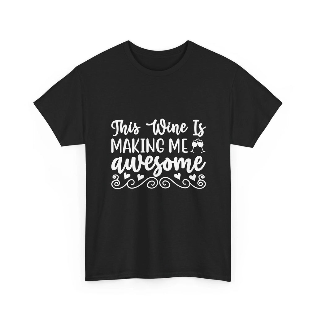 Wine Lover Graphic T-Shirt Funny Wine Glass Graphic Tee