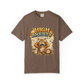 High Anxiety Cat Illustration T-shirt | Nervous Kitty Graphic Tee