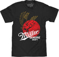 Miller Genuine Draft Eagle Mens T Shirt Black
