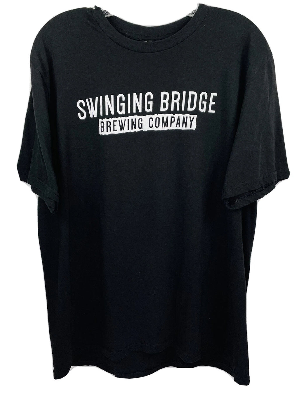 SWINGING BRIDGE Brewing Company Men's Graphic T-Shirt Size Large L