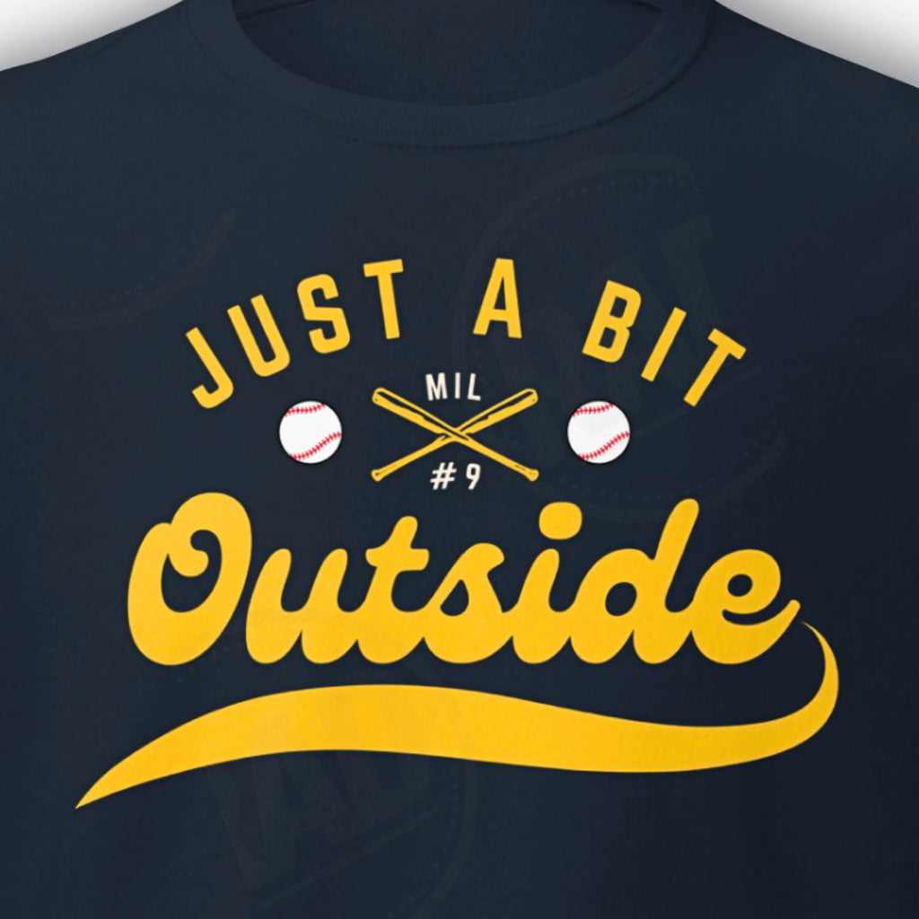 NEW Bob Uecker Tribute Shirt RIP Uecker Brewers Shirt Just A Bit Outside T Shirt