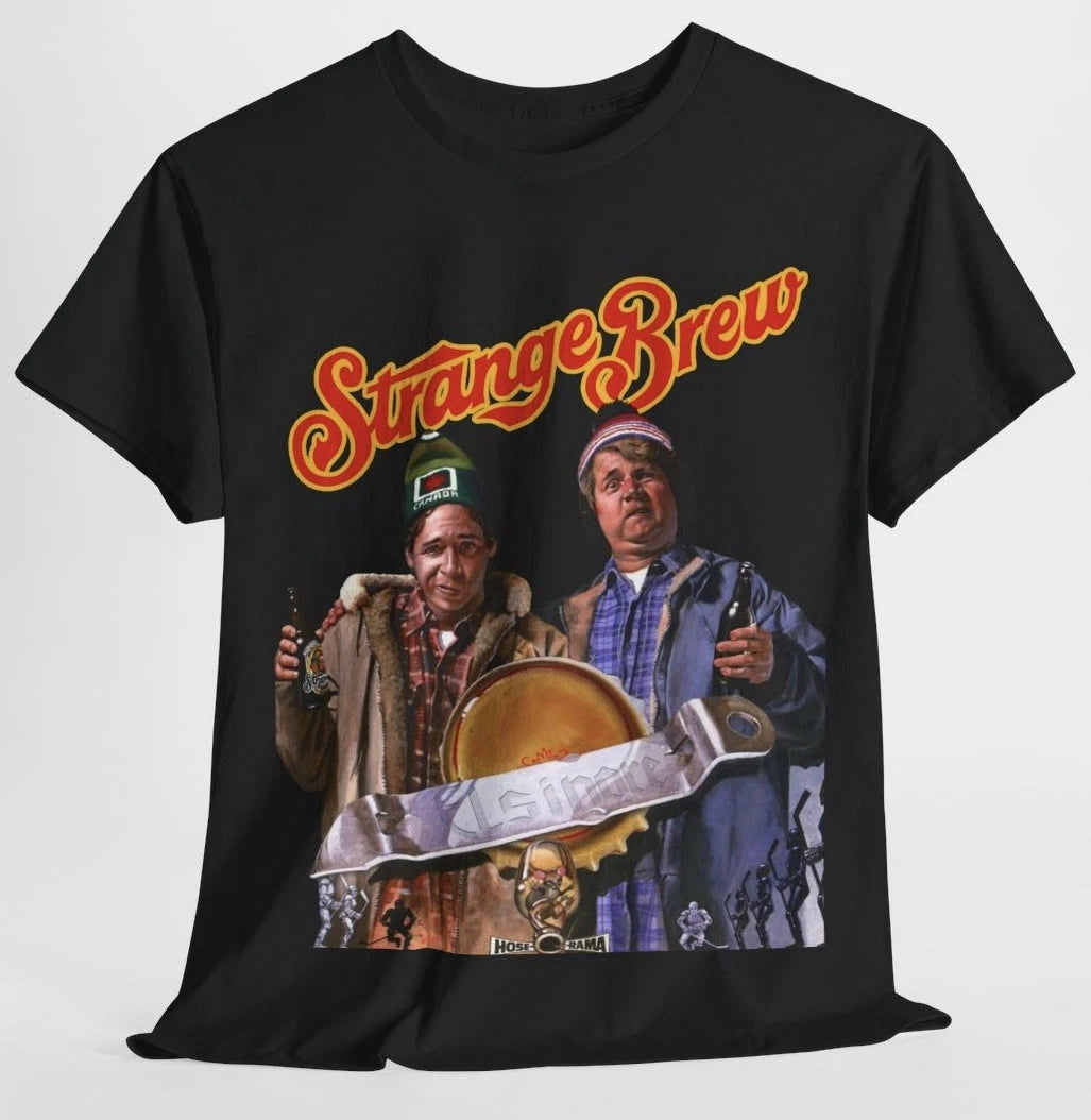 Strange Brew T Shirt - 80's Classic Beer Comedy - McKenzie Brothers Retro Tee
