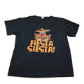 Fiesta Siesta Graphic Tee Shirt Adult XL Black Short Sleeves Sloth T-Shirt *