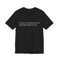 let me overthink this and get back to you Tee
