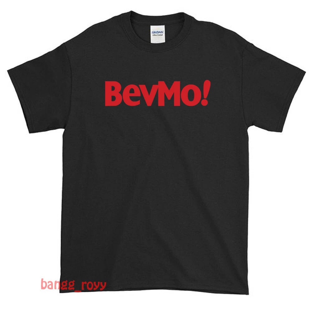 New BEVMO Wine Liquor Store Logo Men's Funny T Shirt USA size S - XXL