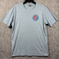 Grand Strand Brewing Co T-Shirt Blue Red Lightning Bolt Graphic Myrtle Beach L
