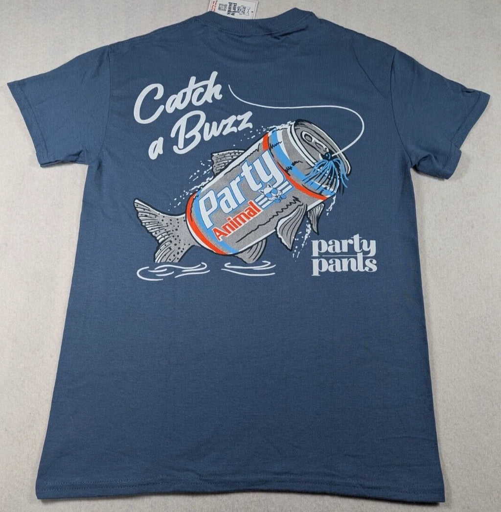 Party Pants - Catch a Buzz Fish Graphic Tee -  Size S
