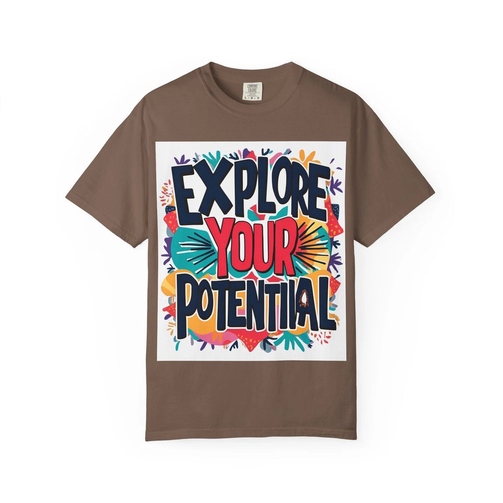 Explore Your Potential T-Shirt, Inspirational Graphic Tee, Motivational Unisex