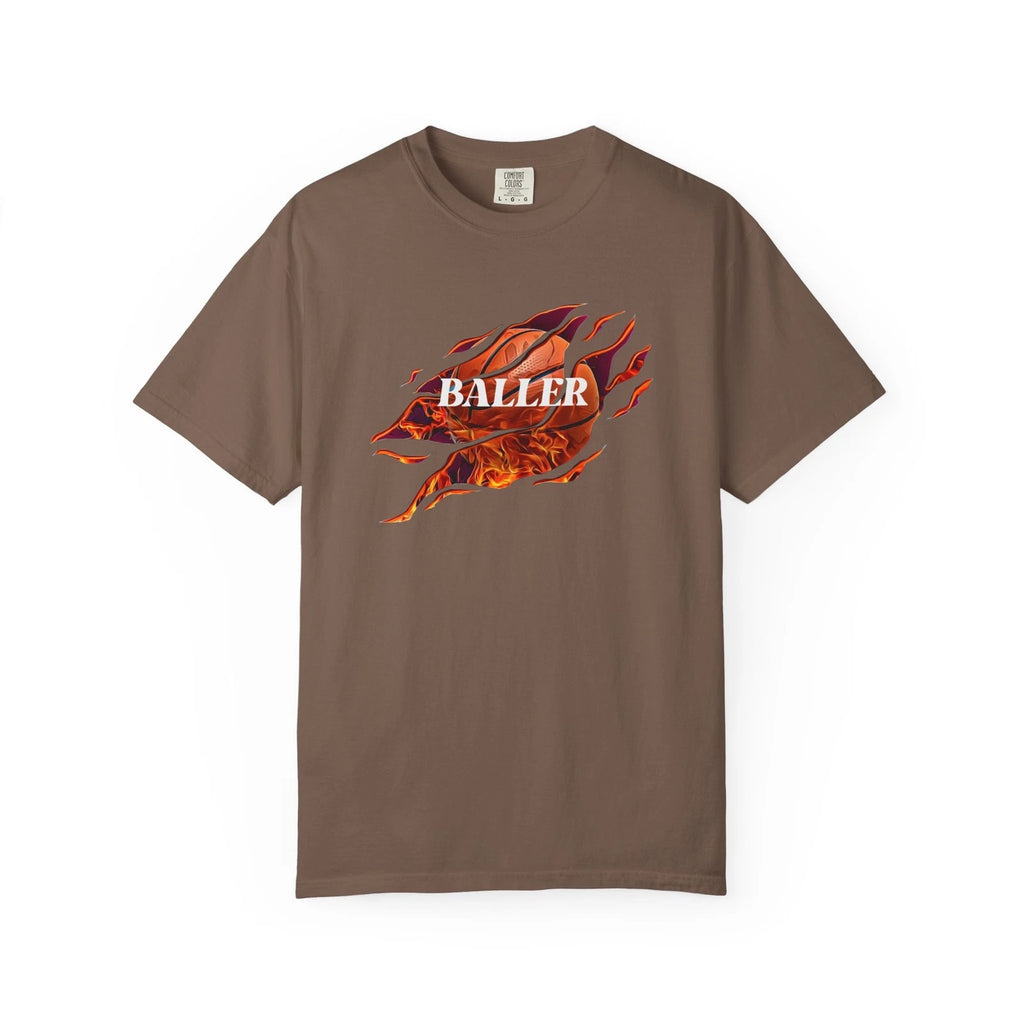 Fire Baller Shirt Sports Basketball Shirts For Men Graphic Basketball T Shirt