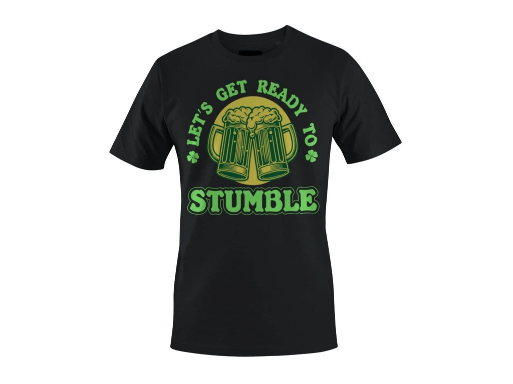 Lets Get Ready to Stumble Funny St. Patricks Day Beer Design Men's T-shirt