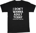 Funny T-shirts Mens Adult Adulting Immature Dad Gifts Husband Lazy Tee Shirts
