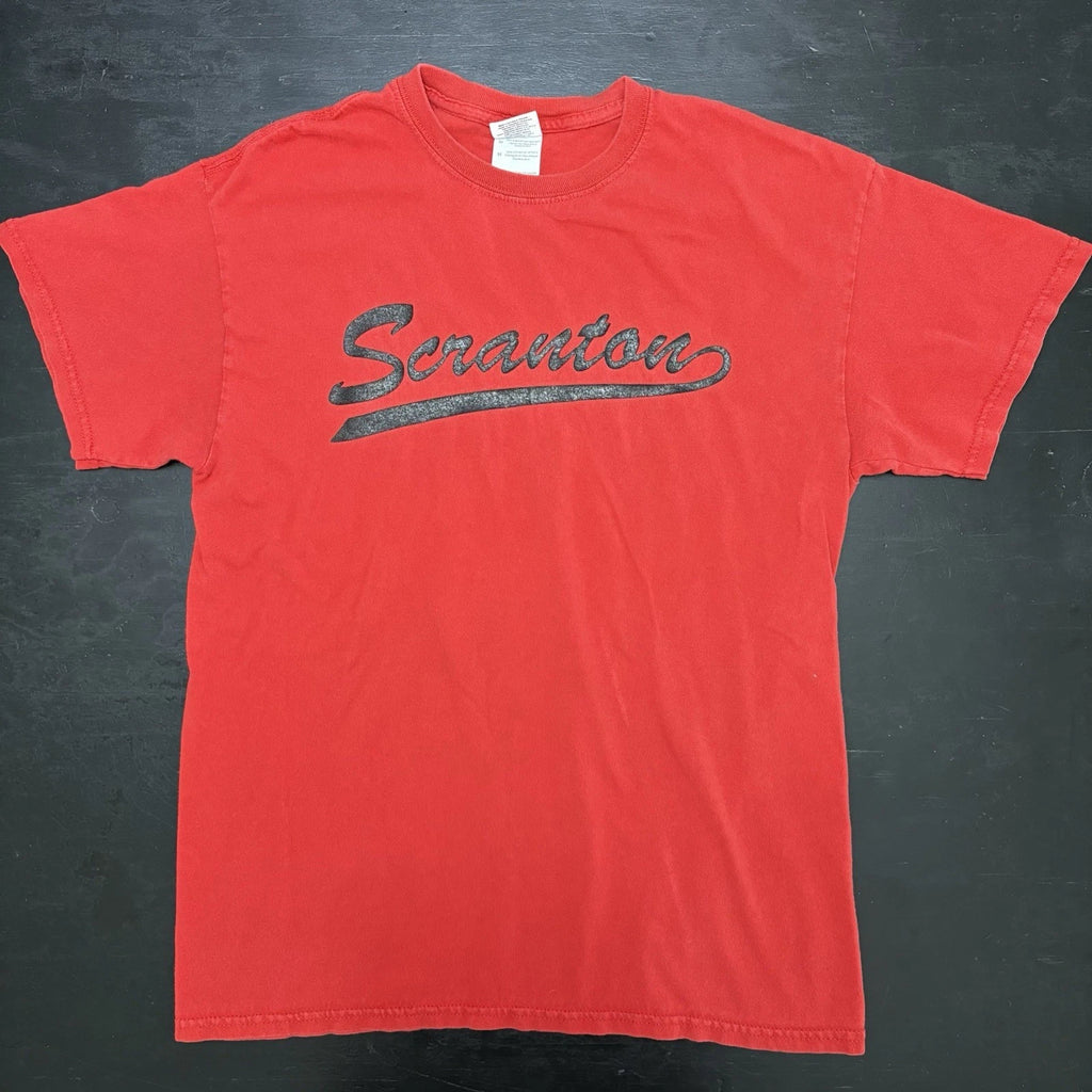 Vintage Dunder Mifflin Paper Co Scranton Company Picnic 09 The Office MEDIUM Red