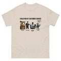 Evolution of Customer Service AI Robot Funny Tech T-Shirt Office Humor Tee