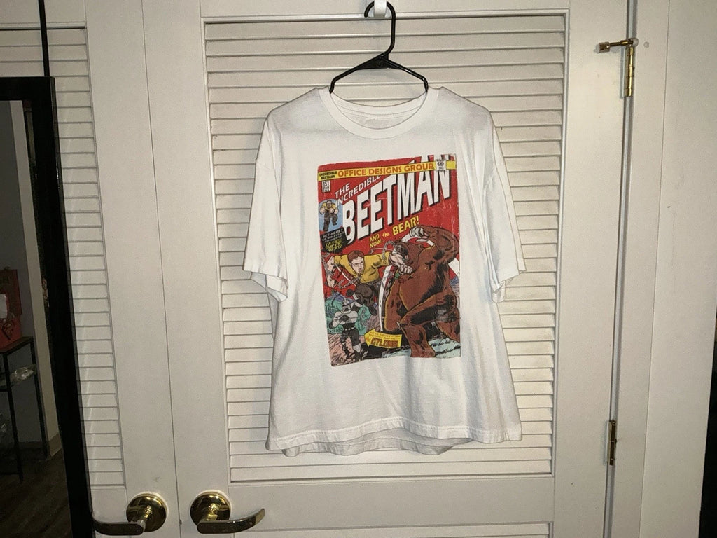 The Office Dwight Schrute Beetman Comic Book Style T-Shirt XL