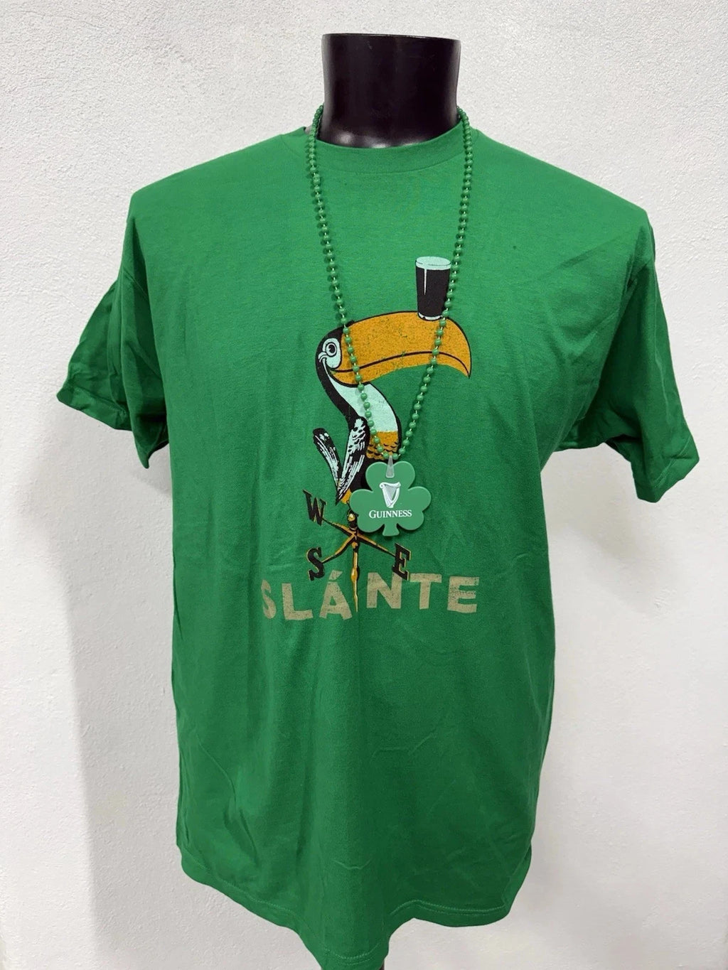 Guinness Toucan Slante St. Patrick's Tees - 100% cotton - Men sizes. New Class!