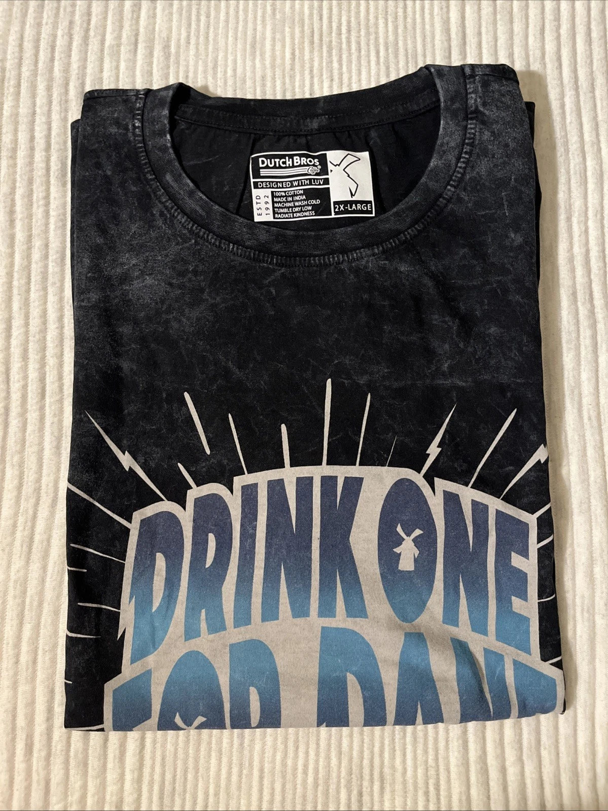 New Dutch Bro Drink One For Dane 2xl Tshirt 2026