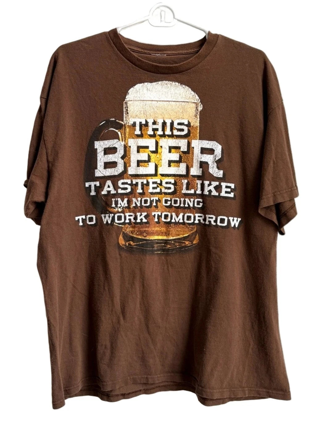 Funny This Beer tastes like I'm not going to work tomorrow t-shirt funny tee