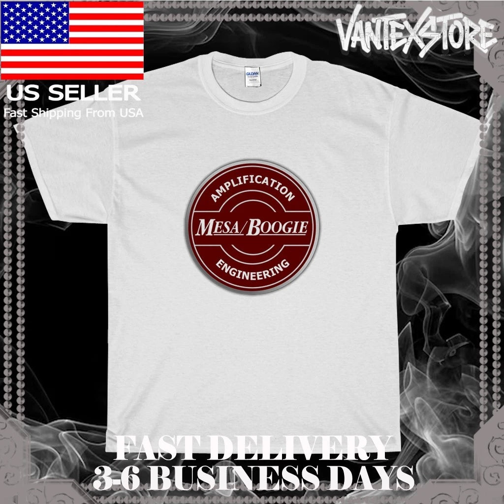 NEW SHIRT MESA BOOGIE AUDIO LOGO MEN'S T-SHIRT FUNNY AMERICAN USA SIZE S-5XL
