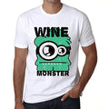 Men's Wine Monster T-Shirt - Wine Monster - Graphic Print T-Shirt