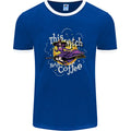 This Witch Needs Coffee Funny Halloween Mens Ringer T-Shirt FotL