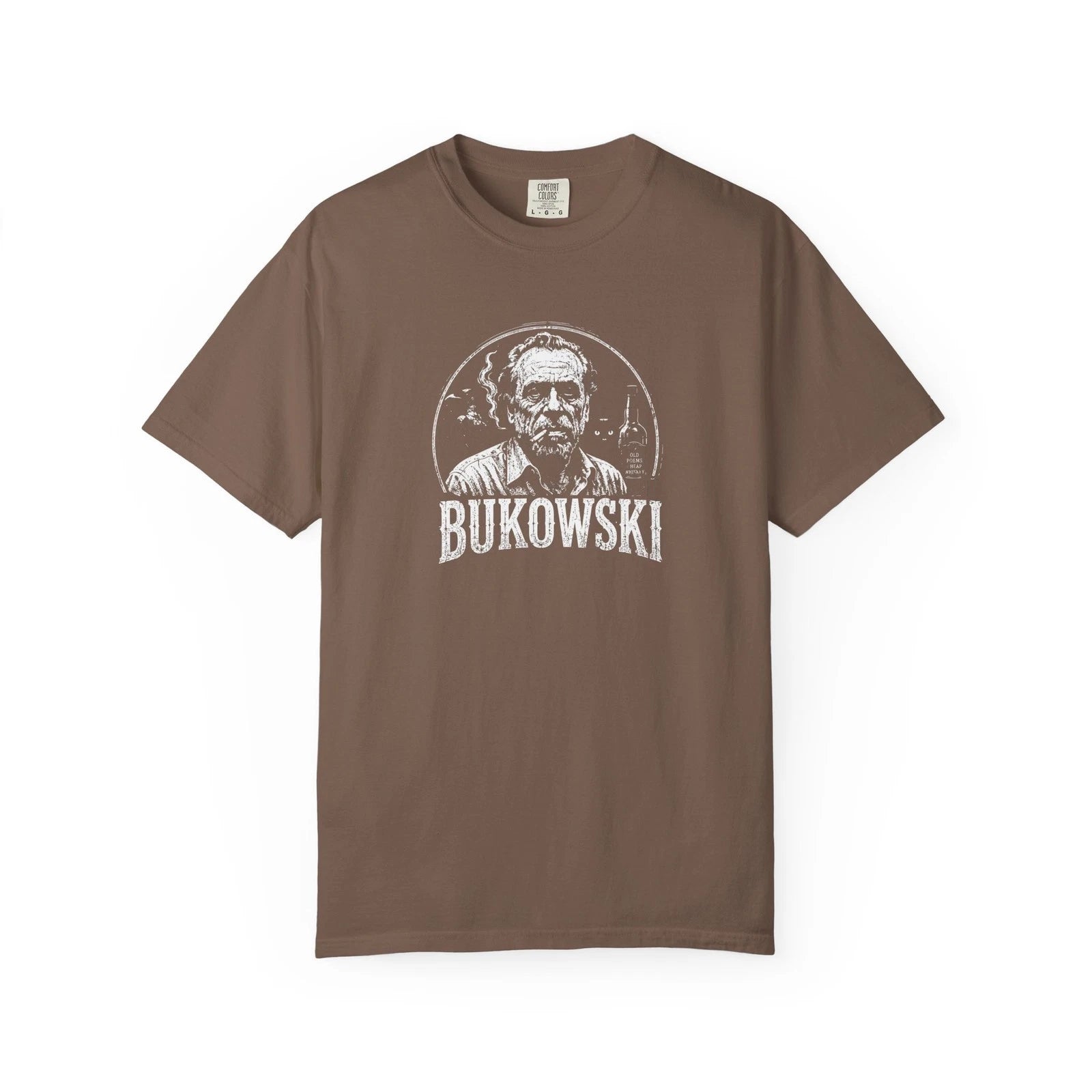 Charles Bukowski Literary Graphic Tee Vintage Author Shirt