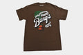 Coca-Cola Mens Barq's World Famous Old-Tyme Root Beer Brown Shirt NWT Medium