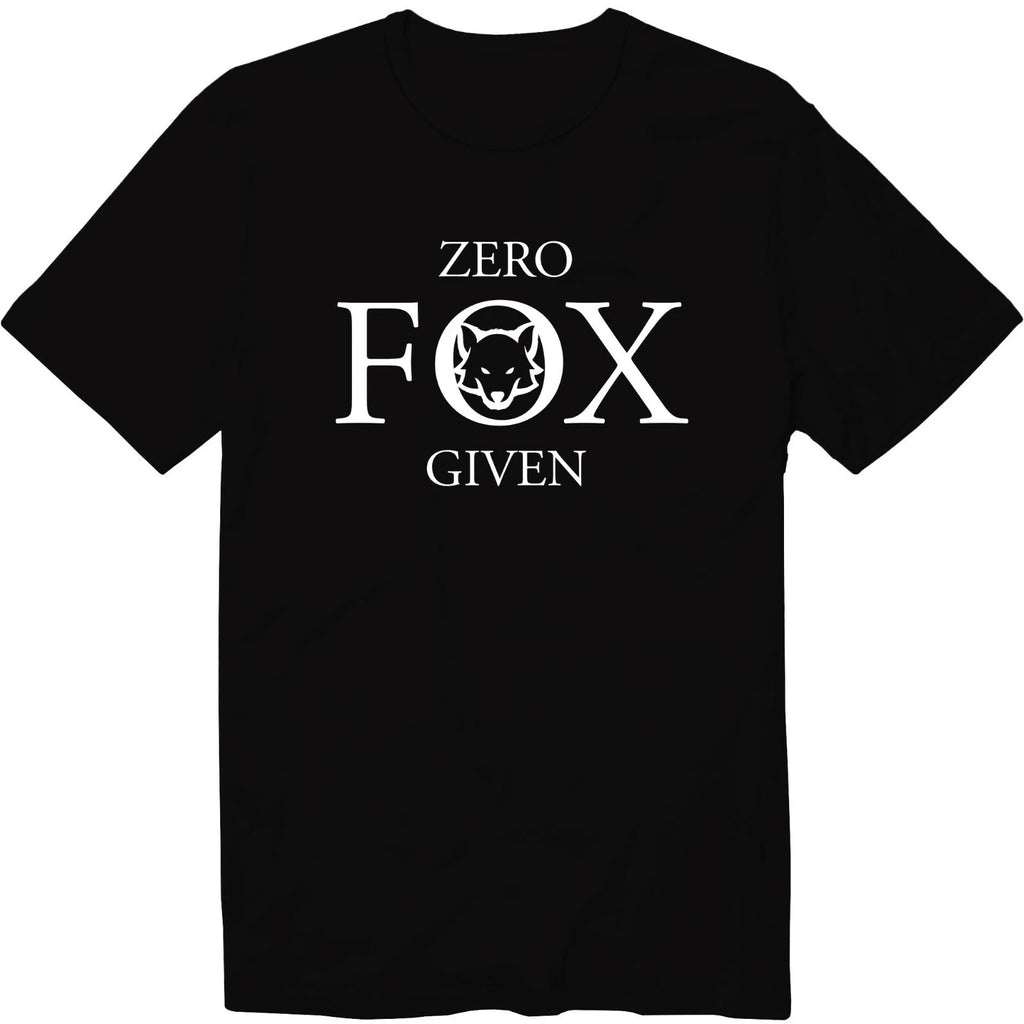 Zero Fox Given Introvert Sarcastic Unisex Crew Neck T-Shirt Sarcasm shirt Funny