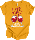 WTF Wine Tasting Friends Shirt Funny Wine Lover Gift Wine Tasting Team Captain