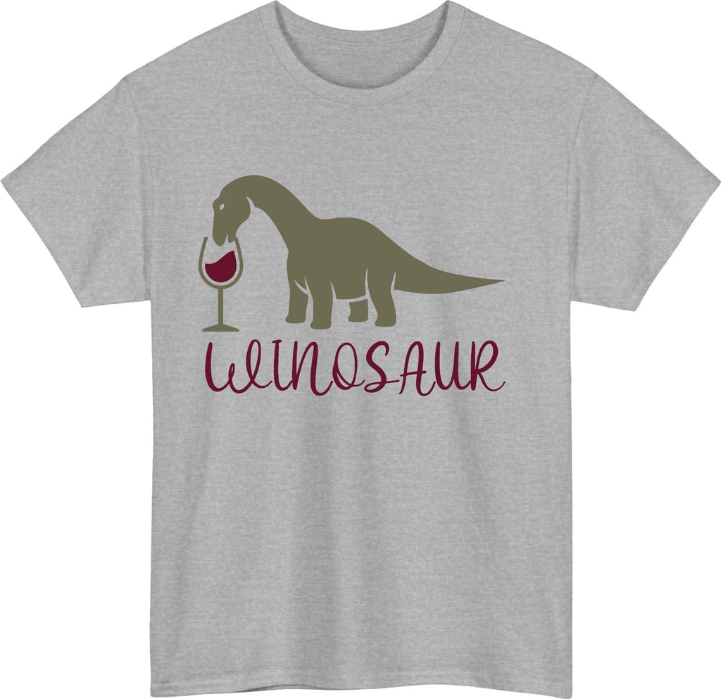 Winosaur Funny Wine Drinking T-Shirt-Funny Party Celebration Adults Gift Tee Top