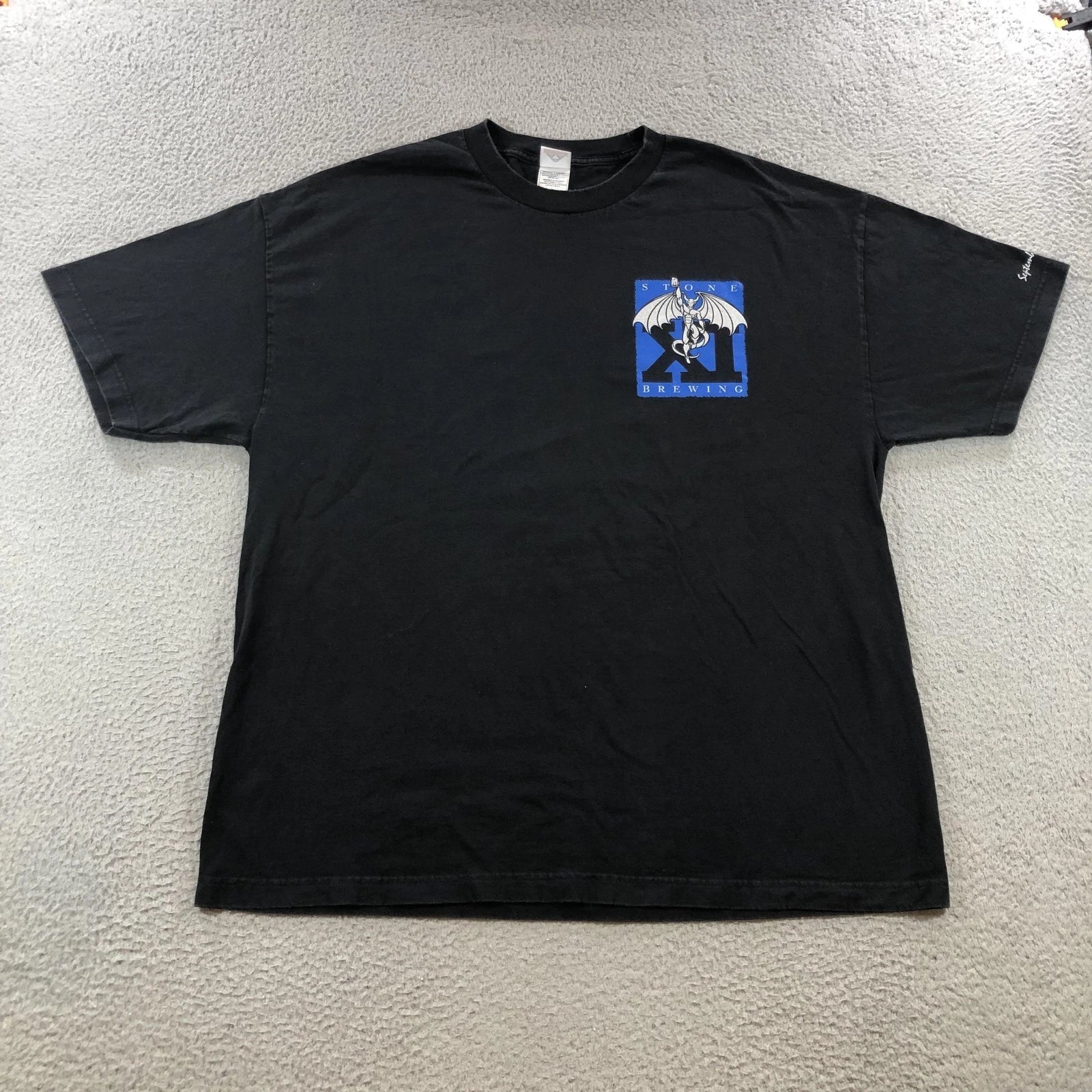 Stone Brewing Shirt Mens 2XL Black 11th Anniversary Beer Festival 2007 Graphic