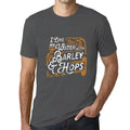 Men's Graphic T-Shirt I Like My Beer Love Water With Barley And Hops