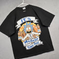 Rick and Morty Modelo Shirt Mens XL Black Parody Beer Novelty Humor Graphics Tee