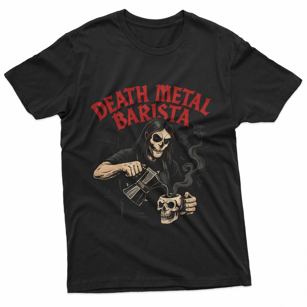 Death Metal Barista Coffee Lover T-Shirt