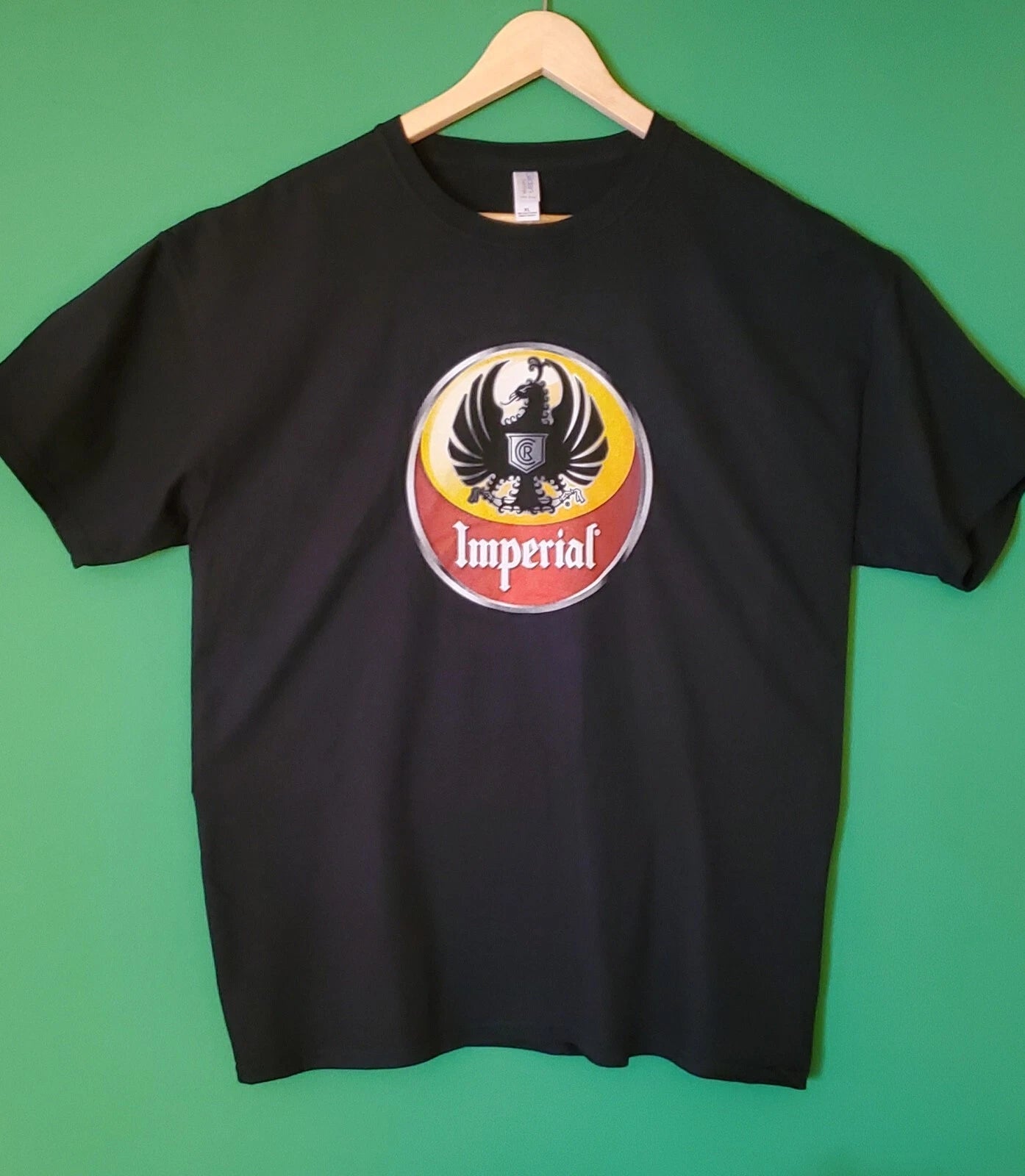 Imperial Beer Graphic T-shirt -New Without Tags- Color-Black -Size XL- Gildan So