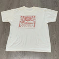 Budweiser King of Beers Promo White Tee XL Y2K